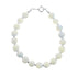 Native American Genuine Sterling Silver Mother of Pearl Bead Bracelet AX128013